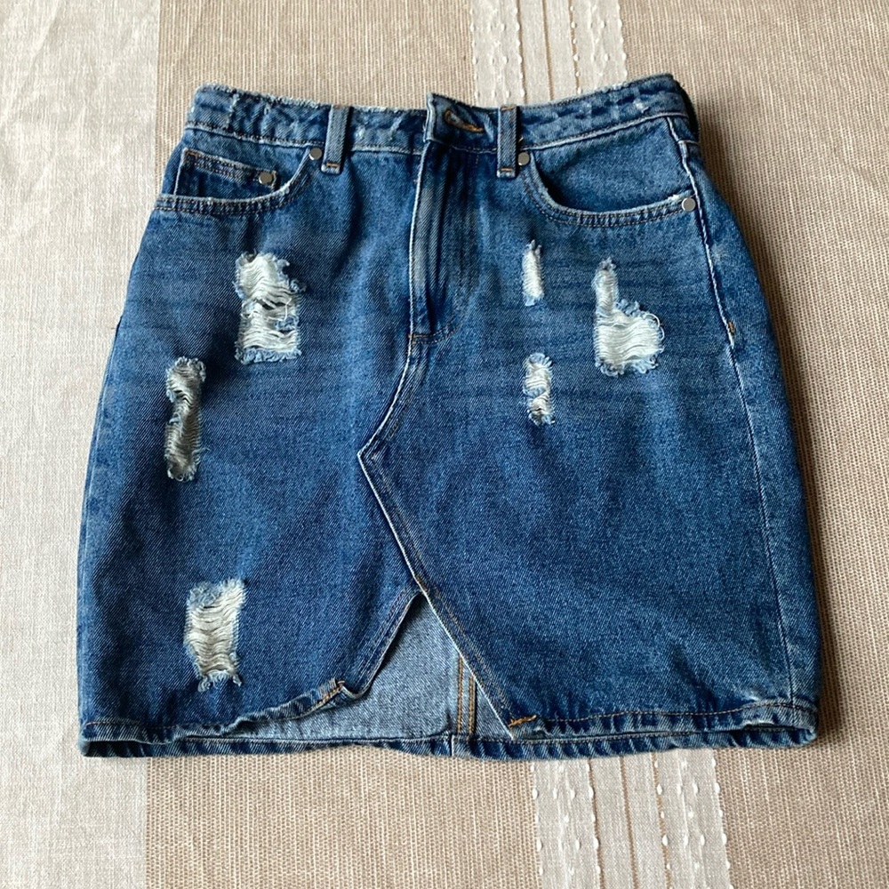 Denim skirt